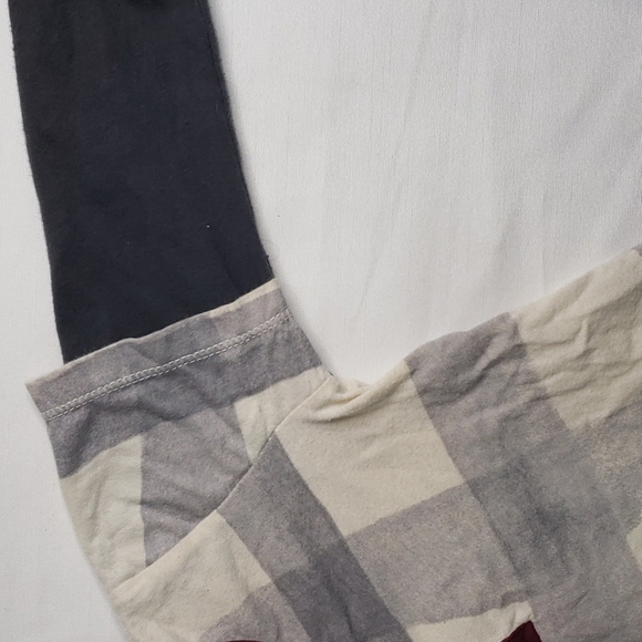 3/$30 BURTS BEES BABY Buffalo Check layered Footless Organic Cotton Onesie - Picture 3 of 5